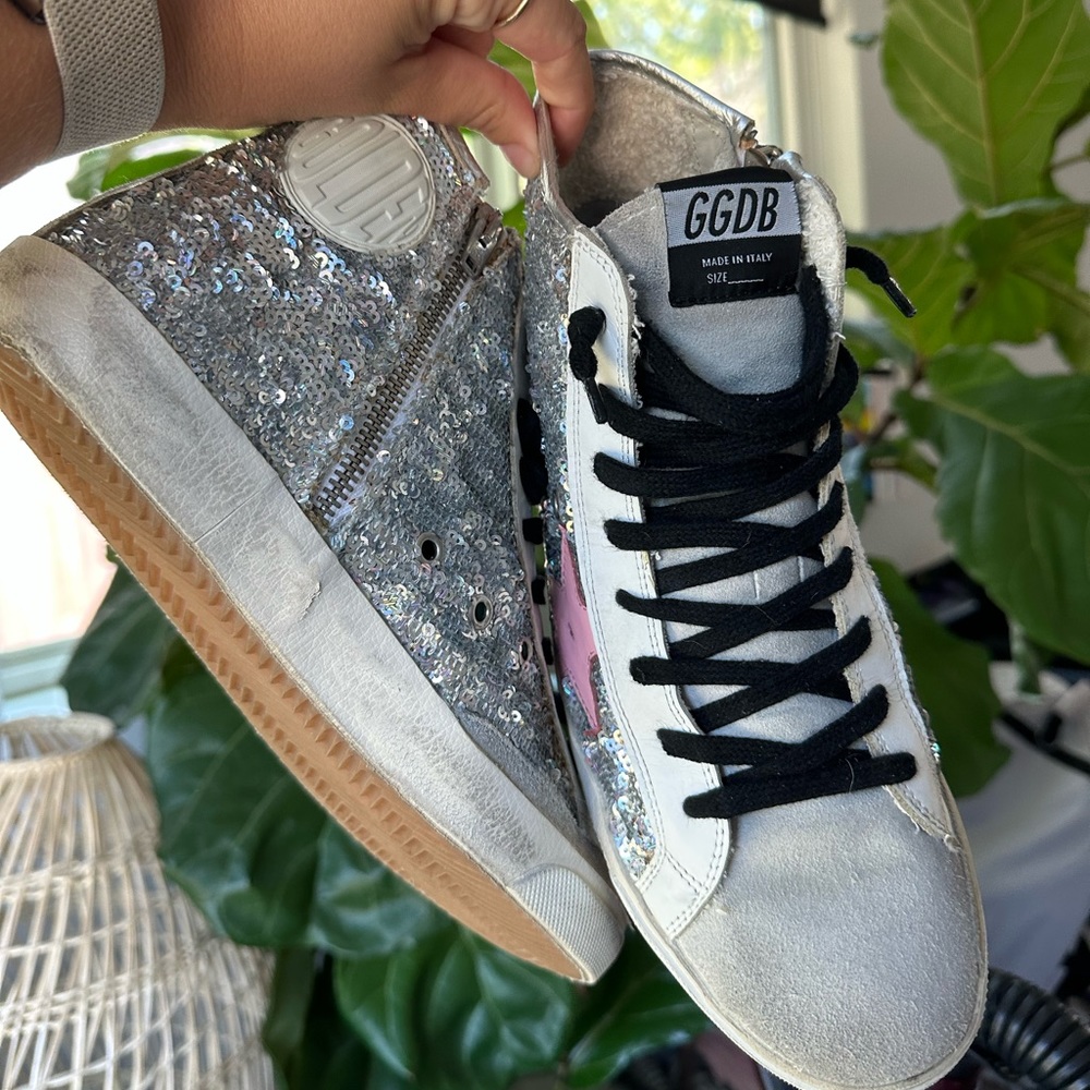 Golden Goose Francy Sparkly Slides